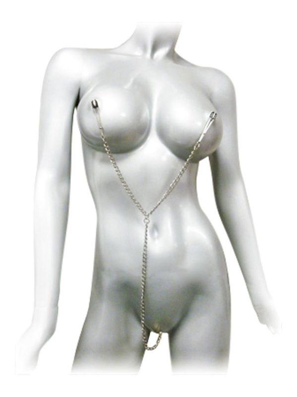 Tepel en clitoris klemset