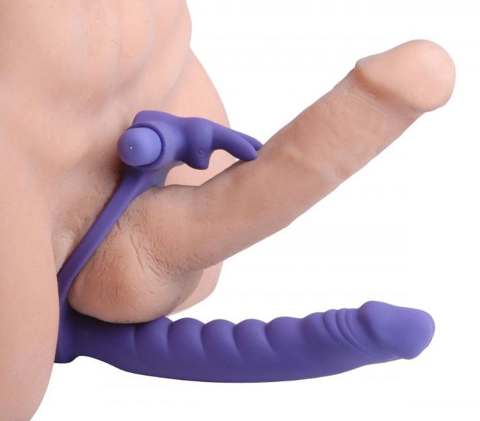 Combinatie van cockring en clitoris stimulator