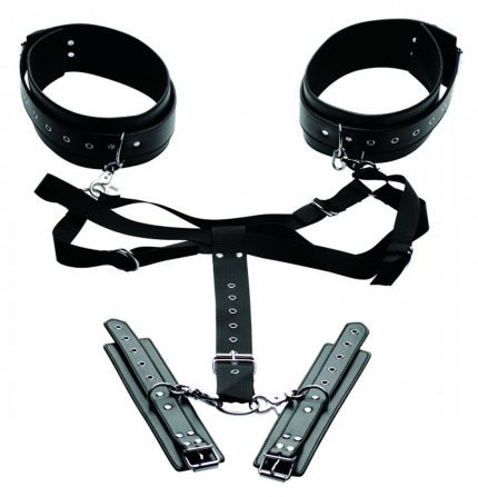 Bondageharnas met hand- en enkelboeien