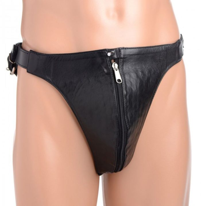 Leren jockstrap