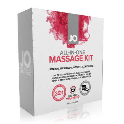 Complete massagekit met olie en massager