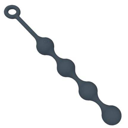 Zachte siliconen vibrerende anaalketting