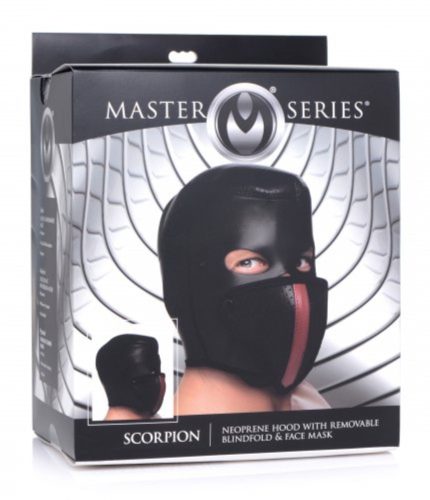 Met afneembaar oog en mondmasker
