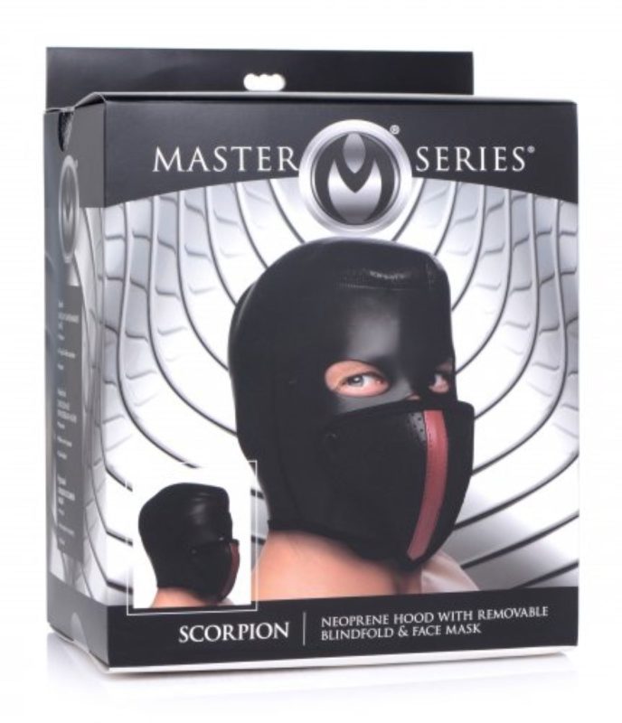 Met afneembaar oog en mondmasker