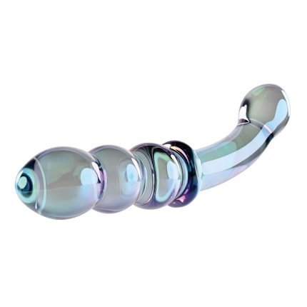 Glazen massager met twee uiteinden