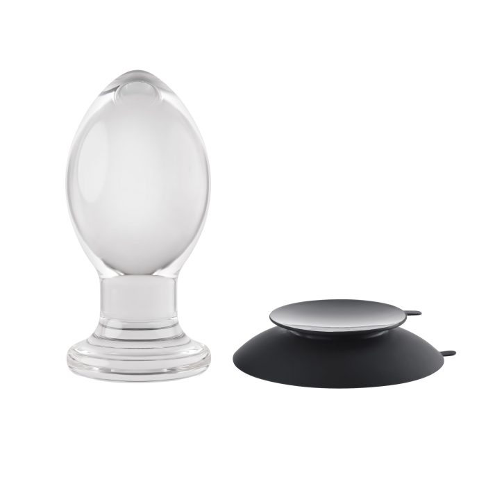 Transparante plug met zuignap