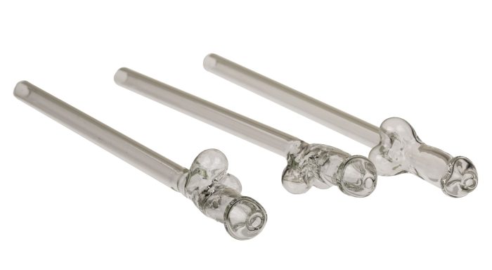 Glazen rietjes