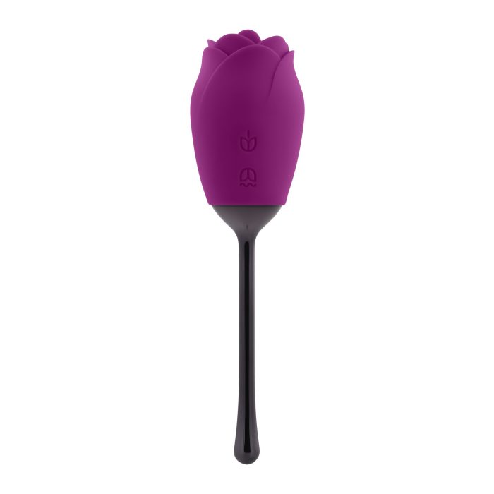 Unieke vibrator in de vorm van een roos