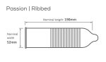 Met ribbels