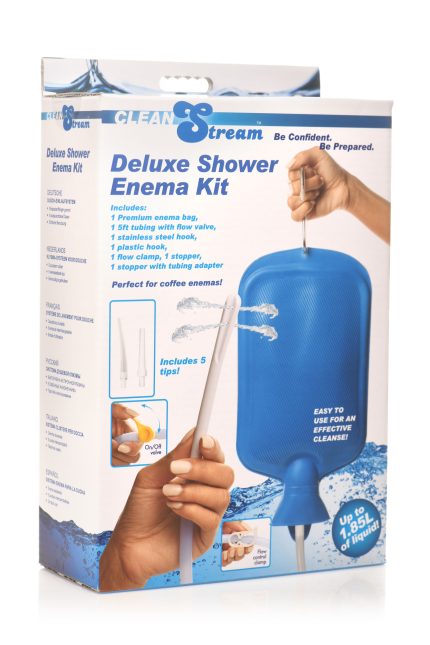 Makkelijke reiniging met de Deluxe Shower Enema Kit