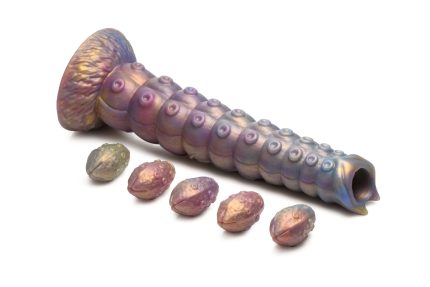 Kleurrijke schacht met diverse texturen