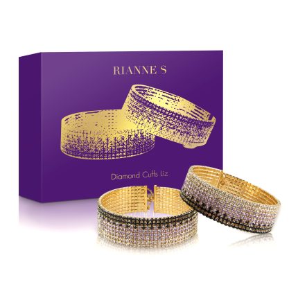 Luxe handboeien met diamantlook voor koppels