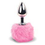 Speelse buttplug met konijnenstaart