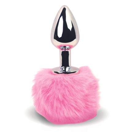 Speelse buttplug met konijnenstaart
