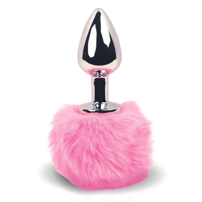 Speelse buttplug met konijnenstaart