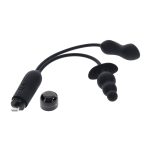 Buttplug met ronde tip en 3 bolletjes die groter worden