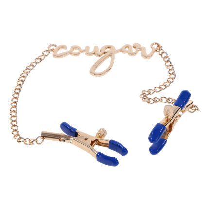 Luxueuze gouden ketting met "Cougar"