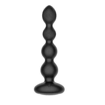 Roterende anale plug met kralen
