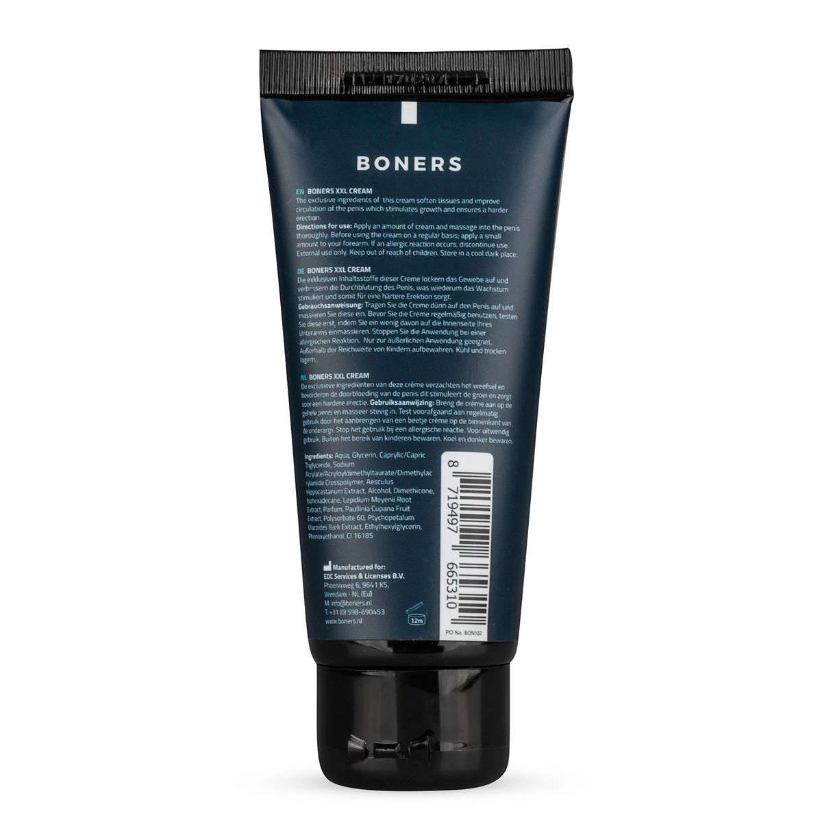 Boners - Penis XXL Cream 100 ml - Afbeelding 2