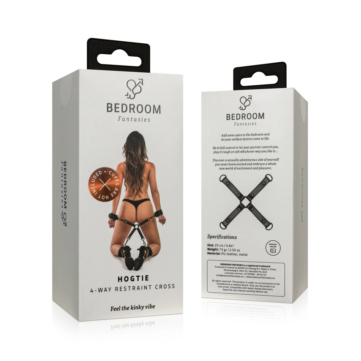 Bedroom Fantasies - Hog Tie - Zwart - Afbeelding 2