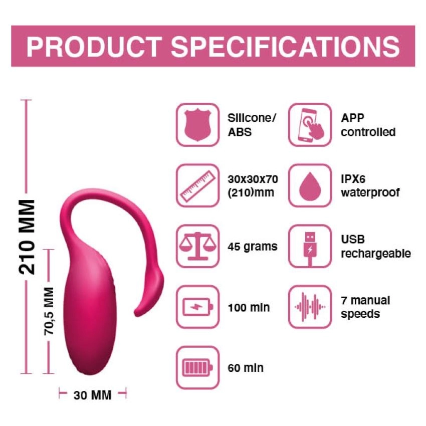 Magic Motion - Flamingo Vibrating Egg - Afbeelding 9