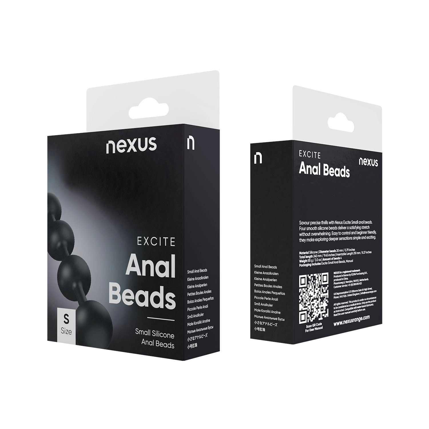 Nexus - Excite Siliconen Anaal Kralen - Small - Afbeelding 7