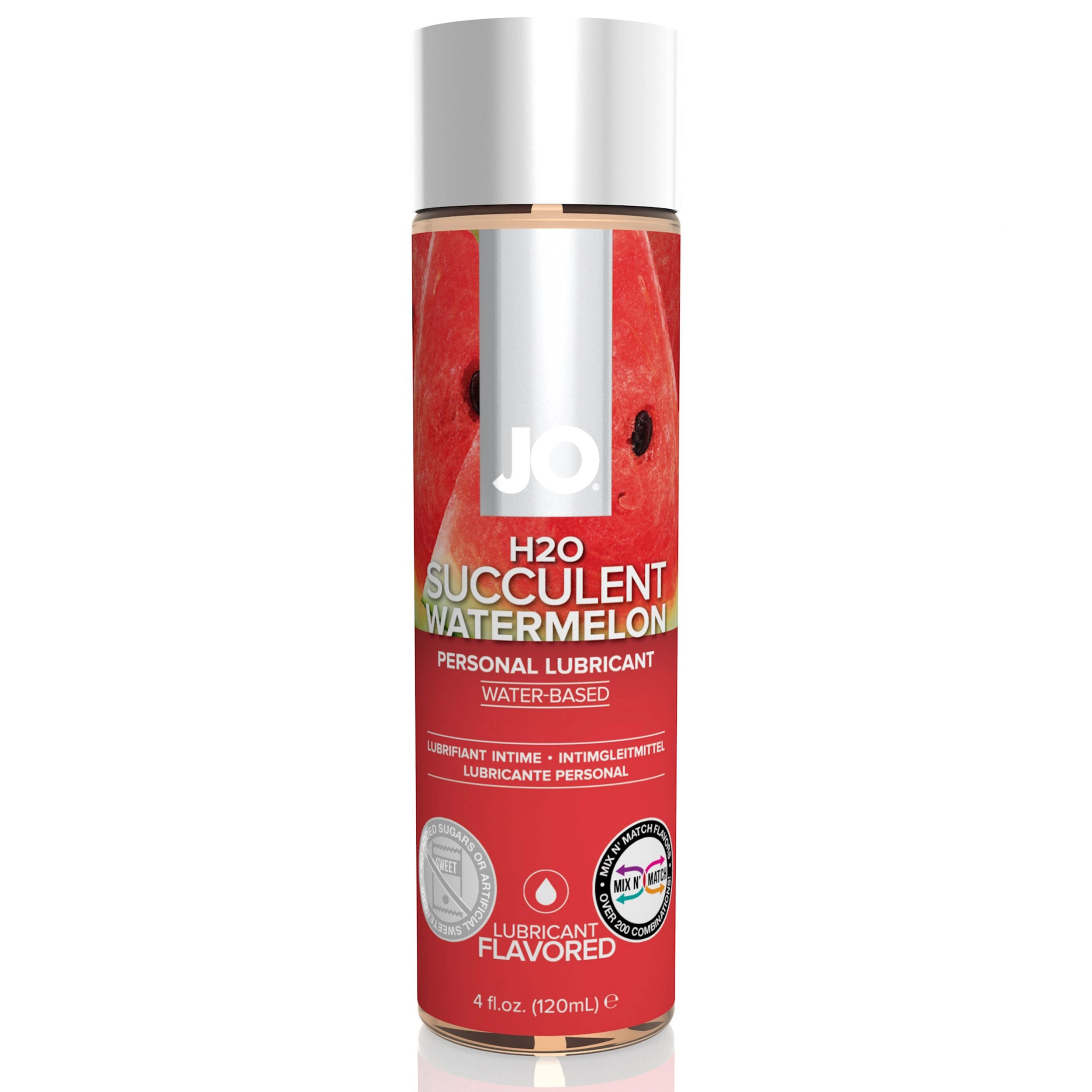 System JO - H2O Glijmiddel Appel, Perzik, Vanille, Framboos, Ananas, Tropisch, Kers of Watermeloen - 30 ml - Afbeelding 3