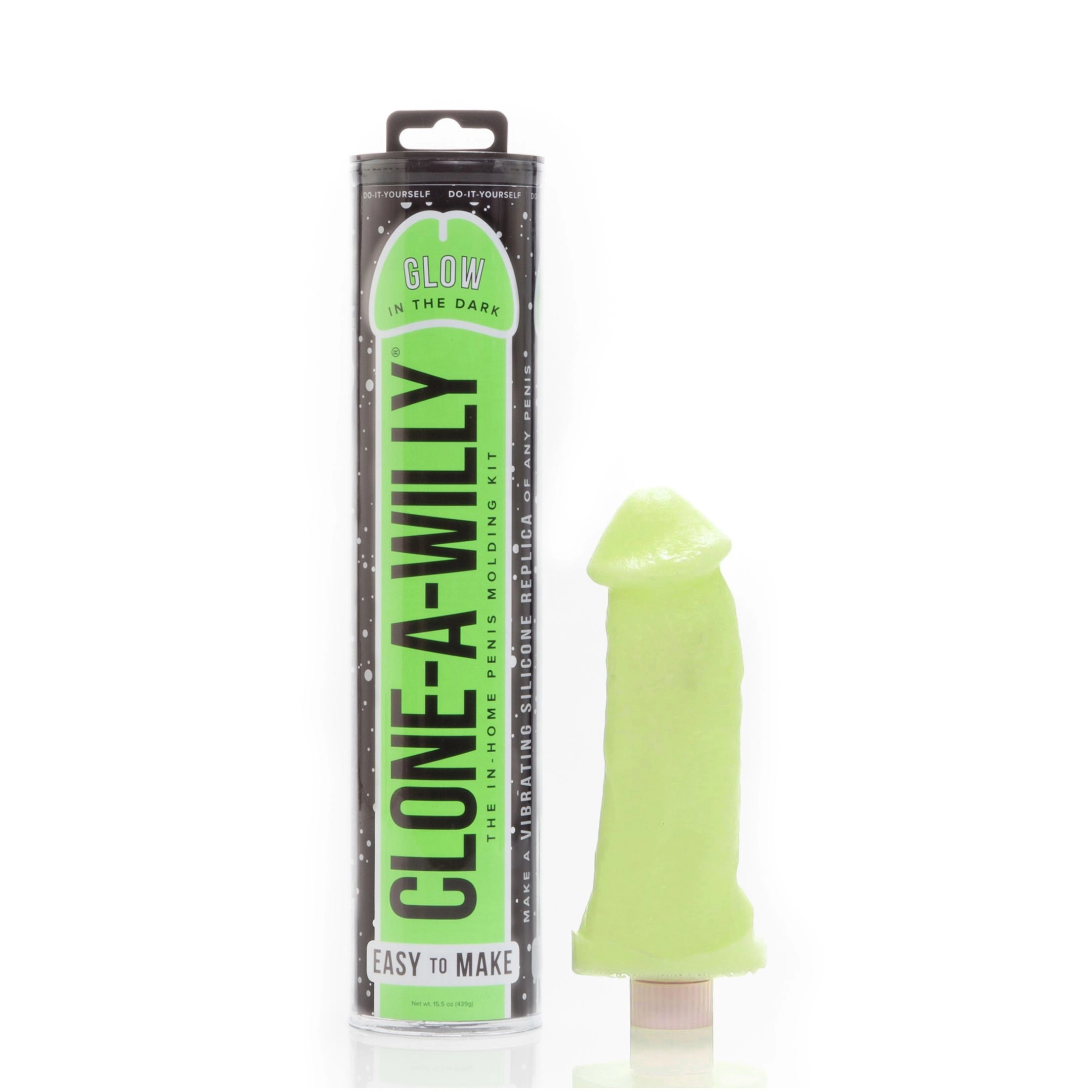 Clone-A-Willy Kit - Glow In The Dark Green - Afbeelding 3