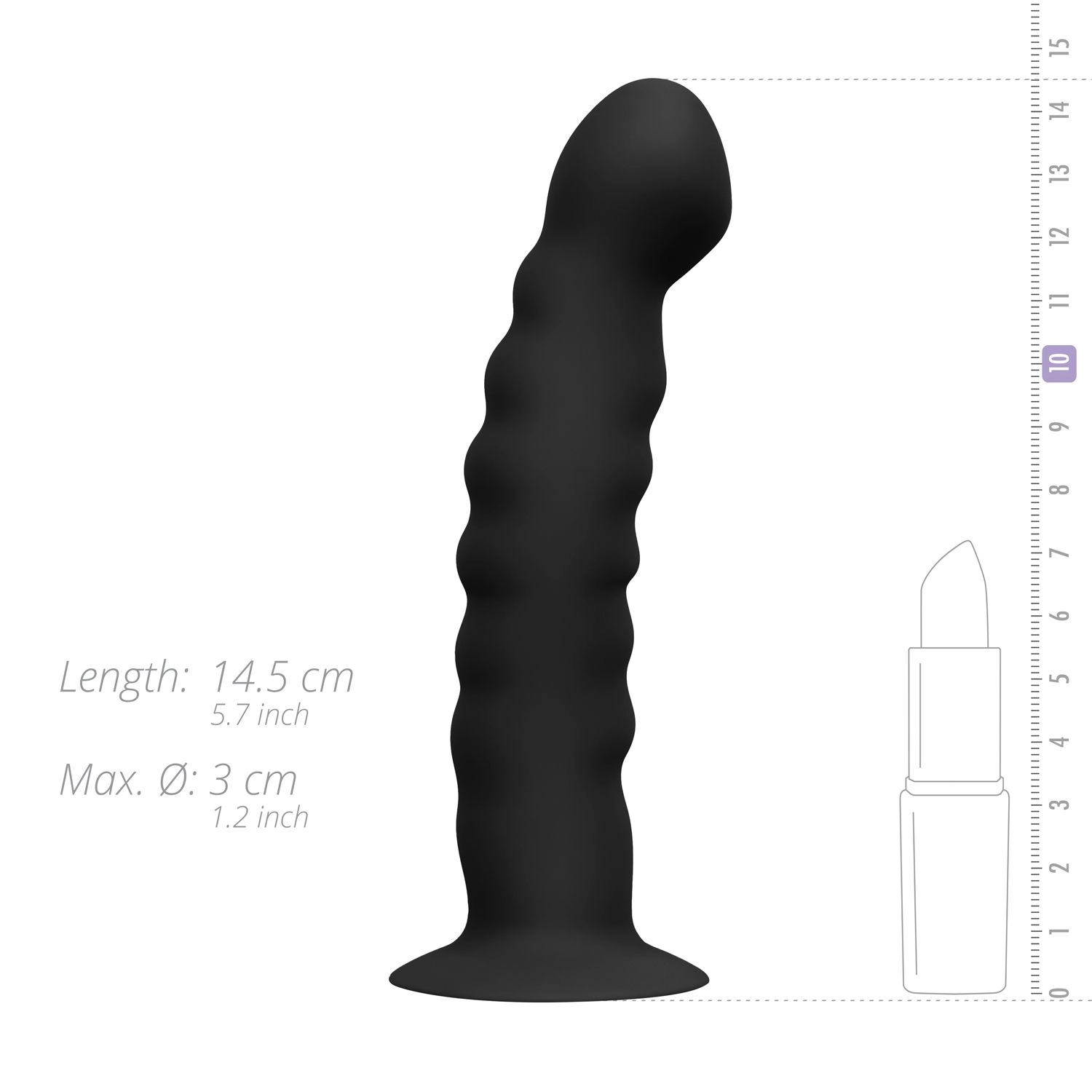 Easytoys Fetish - Siliconen Strap-On - Gebogen - Afbeelding 6