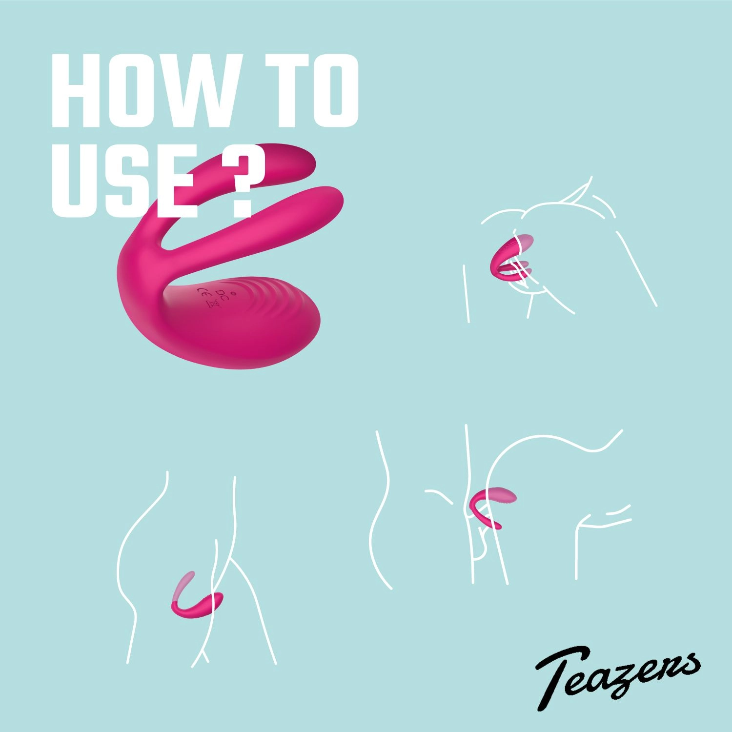 Teazers - Koppel vibrator met Afstandsbediening - Afbeelding 7