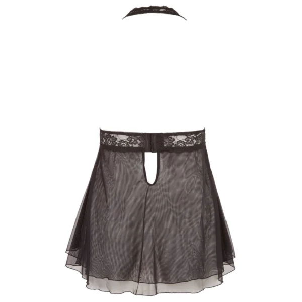 Cottelli Collection - Plus Size Nachtjurkje Met Open Cups (t/m 4XL) - Afbeelding 4