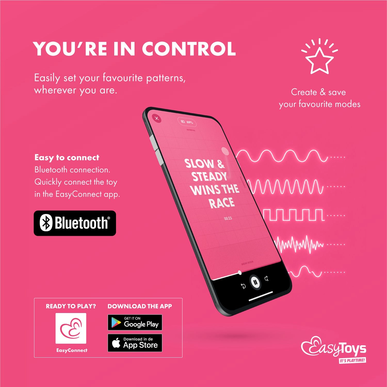 EasyConnect - Draagbare Vibrator Ivy app gestuurd - Afbeelding 12