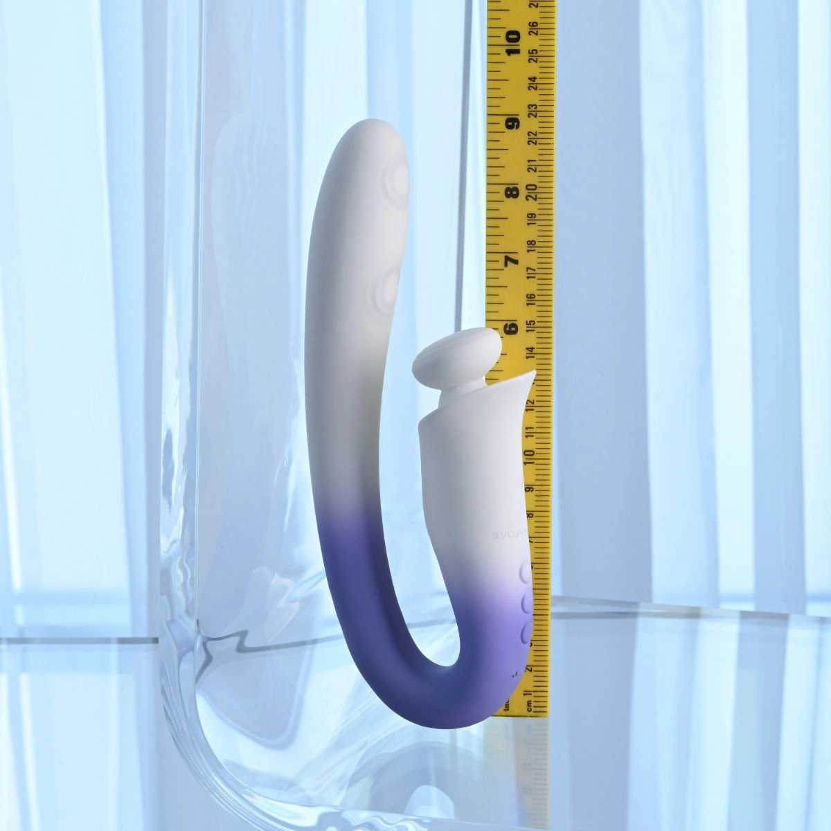 Evolved - Spring Loaded Multi Rabbit Vibrator - Paars - Afbeelding 2