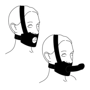 Bedroom Fantasies - Head Strap On - Zwart